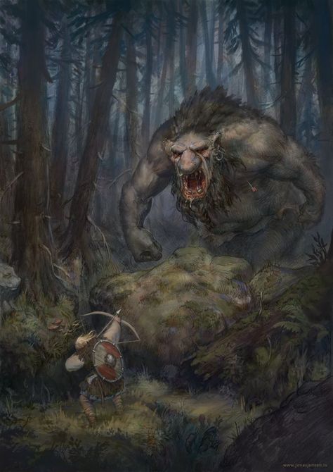 Forest Encounter, Jonas Jensen on ArtStation at https://www.artstation.com/artwork/XE93 Werewolf Art, Fantasy Magic, 다크 판타지, Fantasy Races, Fantasy Monster, Wow Art, Mythological Creatures, High Fantasy, Arte Fantasy