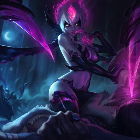 League of Legends é um jogo eletrônico do gênero multiplayer online battle arena, desenvolvido e publicado pela Riot Games para Microsoft Windows e Mac OS X. #leagueoflegends #lol #riotgames Evelynn League Of Legends, League Legends, Art Spatial, Lol Champions, League Of Legends Characters, Splash Screen, Splash Art, Illustration Photo, Lol League Of Legends