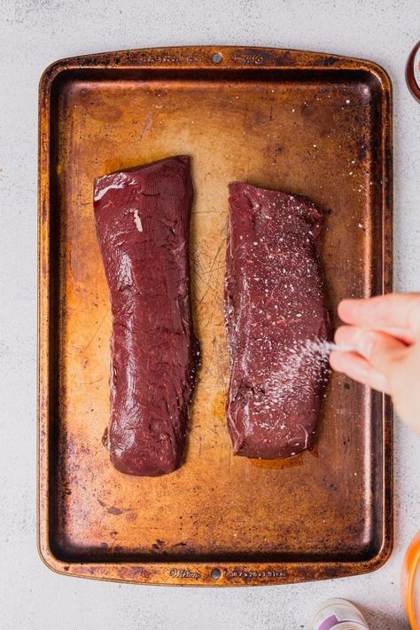 Grilled Deer Backstrap Recipes, Grilled Venison Backstrap, Grilled Backstrap Deer, Deer Backstrap Recipes Grill, Venison Backstrap Recipes Grilled, Blackstrap Recipes, Backstrap Venison Recipes, Deer Backstrap Recipes, Venison Tenderloin Recipes