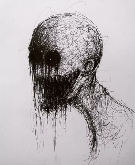 Horror Drawing, Scary Drawings, Creepy Drawings, Meaningful Drawings, Creepy Stuff, Dark Art Drawings, Easy Drawings Sketches, Dark Art Illustrations, Creepy Art