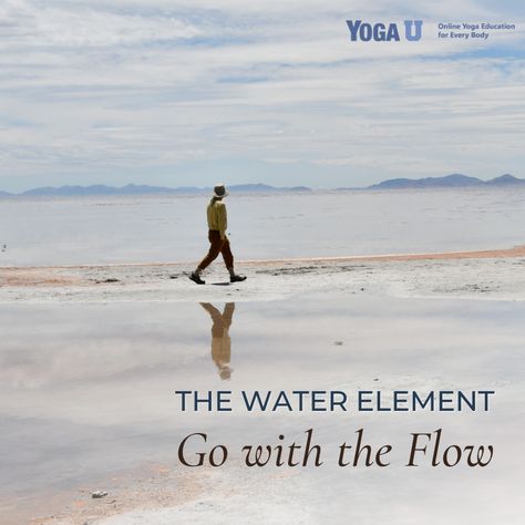 Does your water element feel like a tidal wave crashing around you or a babbling brook's gentle flow? Yoga therapist, Beth Gibbs shares some mindful practices to help create the calm and clarity necessary to go with the flow. https://www.yogauonline.com/yoga-practice-tips-and-inspiration/water-element-go-flow #yogatherapist #waterelement #yogatherapy #yogateacher #yogaheals #yogaeverywhere #myyogajourney #yogatravel #yogaretreat #yogateachers #onlineyoga #pranayama #yogascapes Water Element Yoga, Yoga Therapist, Mindful Practices, Wave Crashing, Yoga Articles, Yoga Education, Yoga Teaching, Physical Theatre, Therapeutic Yoga