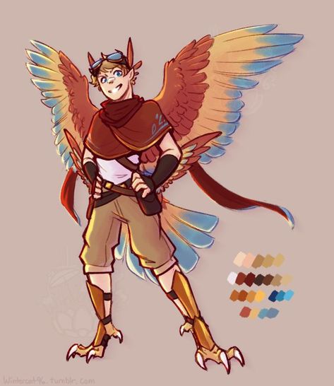 Yah know- Wings? Elytrian Oc, Bird Oc, Tommy Design, Winged People, Bird People, Hybrid Art, Wings Art, Falling From The Sky, Geek Art