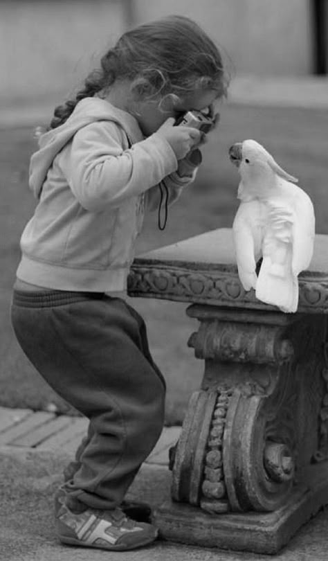 Black White Photos, Bw Photo, Black And White Pictures, Vintage Photography, Animals Friends, Children Photography, White Photography, Great Photos, Black And White Photography