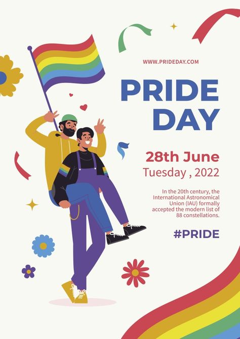 Colorful Hand-drawn Pride Day Poster Pride Graphic Design Poster, Professional Poster Design, Pride Graphic Design, Astronomy Crafts, Pride Posters, Pride Poster, Professional Poster, Festival Flyer, Portfolio Design Layout