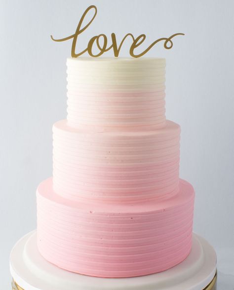 Wedding Bakery, Wedding Cake Ombre, Wedding Cake Alternatives, Cakes Inspiration, Single Girls, Cake Rolls, Birthday Cake Topper Printable, Ombre Cake, Romantic Wedding Cake