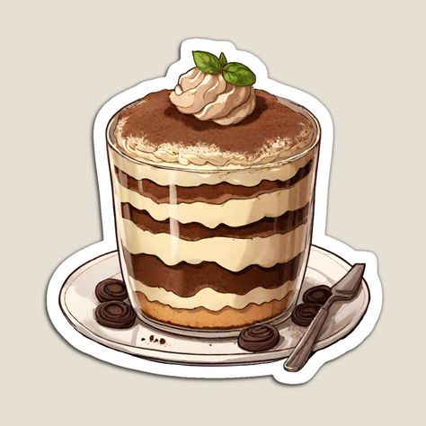 Sipping green tea alone might be a tad dull, but add a swirl of tiramisu magic, and it's a match made in flavor heaven. Embrace the cuteness of this perfect duo for a truly peaceful moment! 🍵🍰💫 #redbubble #redbubbleartist #redbubbleshop #redbubblestore #redbubbleart #redbubblestickers #stickers #stickershop #sale #store #shop #smallbusiness #independentartist #artist #art #explore #fanart #digitalart #foodie #food #foodart #Illustrator #desserts #tiramisu🍰 #cakeart Tiramisu Illustration, Tiramisu Cupcakes, Coffee Cabinet, Logo Cake, Food Fest, Cake Illustration, Red Bubble Stickers, Tiramisu Cake, Cake Logo