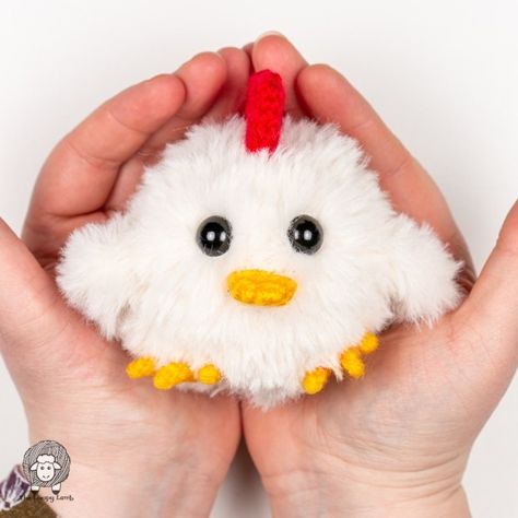 Crochet Chicken Pattern, Chicken Pattern, Easy Crochet Animals, Crochet Teddy Bear Pattern, Crochet Chicken, Easter Crochet Patterns, Crochet Decrease, Easy Crochet Patterns Free, Crochet Turtle