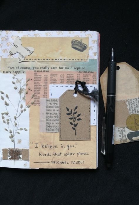 Vintage collage art journal | the may journal Vintage Journal Ideas Diy, Vintage Diary Ideas, Junk Journal Aesthetic, Aesthetic Journal Ideas Vintage, Vintage Aesthetic Journal, Vintage Journal Ideas, Vintage Doodles, May Journal, Empty Notebook