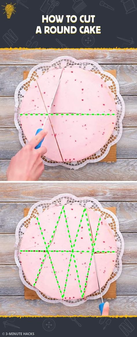 Cake Sizes And Servings, Circle Cake, Helpful Hacks, Cooking Stuff, Cake Shapes, Cake Sizes, Cake Business, Round Cake, Unique Cakes