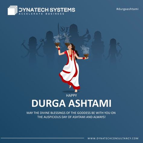 DynaTech System's warm greetings for the festival of Durga Ashtami. Stay safe and have a fun and joyous time with your family and friends. May the blessings of the Goddess be always with you! #DynaTechSystems #Ashtami #DurgaAshtami #DurgaPooja Happy Durga Ashtami, Durga Ashtami, Durga Painting, Happy Rakshabandhan, The Festival, The Goddess, Family And Friends, Stay Safe, Festival