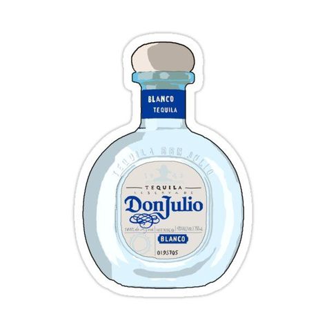 Don Julio Tequila sticker perfect for any tequila lover. Great for parties, weddings, or just to show your love for tequila. . #Chromebook_Stickers #Alcohol_Stickers #Don_Julio_Tequila #Photo_Booth_Sign Alcohol Stickers, Don Julio Tequila, Bottle Drawing, Photo Booth Sign, Bff Gifts Diy, Tumblr Stickers, Cartoon Stickers, Personalized Stickers, Create Custom Stickers