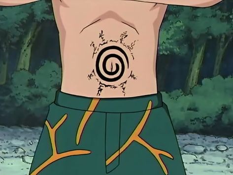 Nine Tails Seal Tattoo, Naruto 9 Tails, Naruto Seal, Origami Naruto, Naruto Nine Tails, Belly Button Tattoo, Seal Tattoo, Itachi Cosplay, Spiral Tattoos