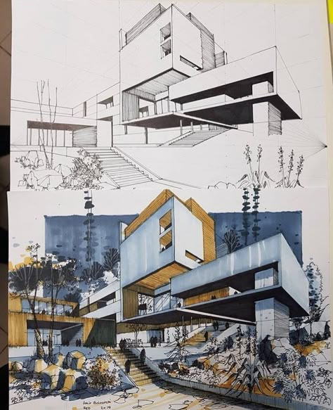 Dogs Paws, Architecture Drawing Presentation, Architecture Sketches, Architecture Drawing Sketchbooks, Perspective Drawing Architecture, Architecture Drawing Plan, Architecture Sketchbook, Architecture Design Sketch, Architecture Design Drawing