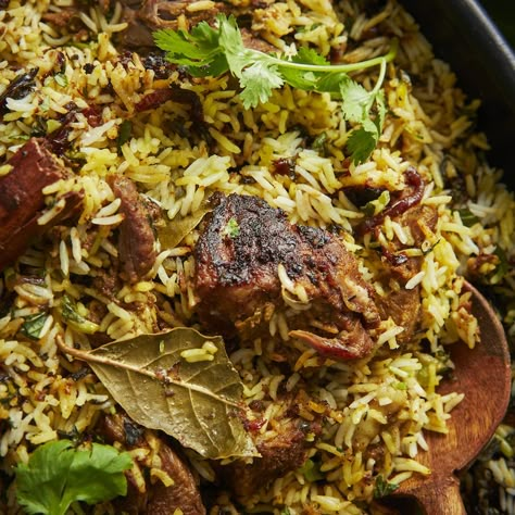 Lamb Biryani Recipe Indian, Lamb Byriani, Goat Biryani, Lamb Biryani Recipe, Biriyani Recipes, Marion Kitchen, Lamb And Rice, Nasi Kandar, Marions Kitchen