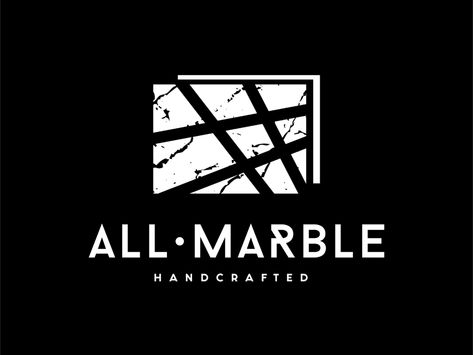 All MARBLE by Renata S on Dribbble Marble Logo Design Ideas, Stone Logo Design Ideas, Marble Company Logo, Marble Logo Design, Marble Branding, Marble Logo, Tile Logo, Factory Logo, Stone Logo