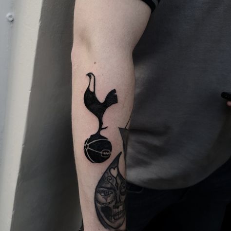 Tottenham Hotspur Tattoo Ideas, Tottenham Hotspur Tattoo, Tottenham Tattoo, Spurs Tattoo, Spurs Logo, Tottenham Hotspur Fc, Funny Good Morning Quotes, Marvel Dr, Black Ink Tattoos