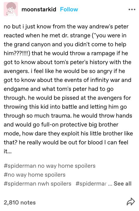 Marvel Headcanon Spiderman, Spider Man Headcanon, Spiderman Headcanon, Marvel Headcanon, Funny Marvel Memes, Marvel Quotes, Marvel Stuff, Marvel Jokes, Avengers Funny