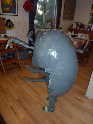 Amazing Roly Poly Costume : 6 Steps (with Pictures) - Instructables Roly Poly Costume, James And The Giant Peach Costume, Rolly Polly, Bug Costume, Peach Costume, Monkey Costumes, Animal Costumes, Roly Poly, Halloween Contest