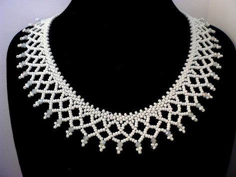 White statement necklace set, traditional hungarian white beadwork necklace set,lace bead necklace,white beadwork necklace set, white choker by Evasjewelery on Etsy https://www.etsy.com/listing/236491815/white-statement-necklace-set-traditional White Choker, Work Necklaces, Bead Suppliers, Choker Collar Necklace, Beadwork Necklace, Gifts For Mother, Beaded Collar, Bead Work Jewelry, Fun Jewelry