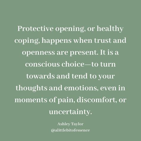 When I think of protective opening, I’m reminded of the phrase “even if”—a mindset rooted in growth, proactivity, and self-compassion. And when I think of protective armoring, I'm reminded of the phrase “what if?”—a state of being stuck, reactive, and driven by self-judgment. While reacting out of fear might bring temporary relief, it often pulls us further from our true selves. Today, I encourage you to choose with intention. Choose the path that invites you to open up, even when it feels ... Coping With Rejection Sensitivity, How To Connect With Your Inner Self, Projecting Insecurities Onto Others, Releasing Limiting Beliefs, Automatic Thoughts Cbt, Ashley Taylor, State Of Being, Inner Thoughts, Self Compassion