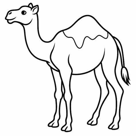 Premium Vector | Coloring book cute camel with outline stroke Camel Art For Kids, Camel Drawing For Kids, Camel Drawing Easy, Ramadhan Decor, Camel Drawing, Camel Craft, Camel Art, Nativity Costumes, Camels Art