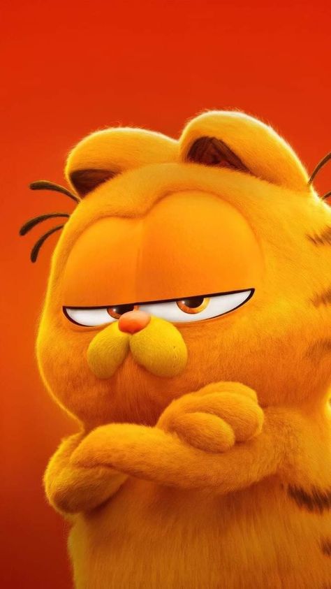 Cute Garfield Wallpaper, Garfield The Movie, Garfield Movie, Garfield Wallpaper, Garfield Images, Garfield The Cat, December Wallpaper, Garfield Cat, Happy New Year Wallpaper