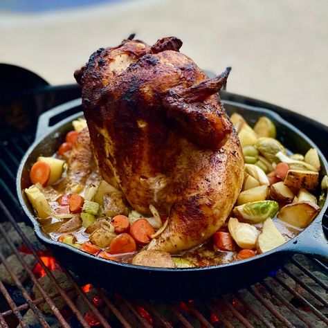 Beer Can Chicken • Cooking With Art Beer Can Chicken On The Grill, Beer Can Chicken In The Oven, Chicken In Foil, Seasoning Salt Recipe, Bbq Rub Recipe, Homemade Seasoning Salt, Can Chicken Recipes, Beer Chicken, Chicken Cooking