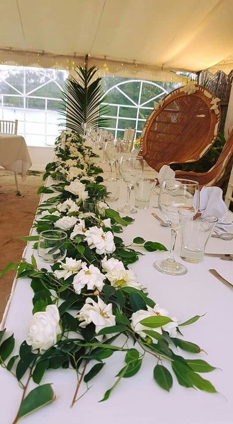 Nautilus Resort Rarotonga - reception beach marque head table setting Cook Island Wedding, Fiji Wedding Reception, Rarotonga Wedding, Cook Island, Fiji Wedding, Reception Ceremony, Wedding Green, Wedding Moodboard, Event Decorations