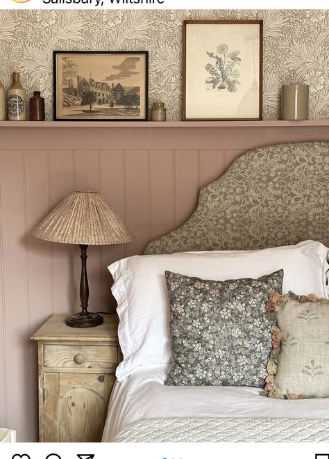 Bedroom Panelling, Vintage Bedroom Styles, Cozy Bedroom Ideas, Nursery Room Inspiration, Cottage Bedroom, Vintage Bedroom, Bedroom Refresh, Big Girl Rooms, Salisbury