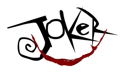 Joker Name, Joker Symbol, Art Du Joker, Joker Stencil, Tattoo Bat, Joker Sticker, Eye Black Designs, Hahaha Joker, Joker Logo