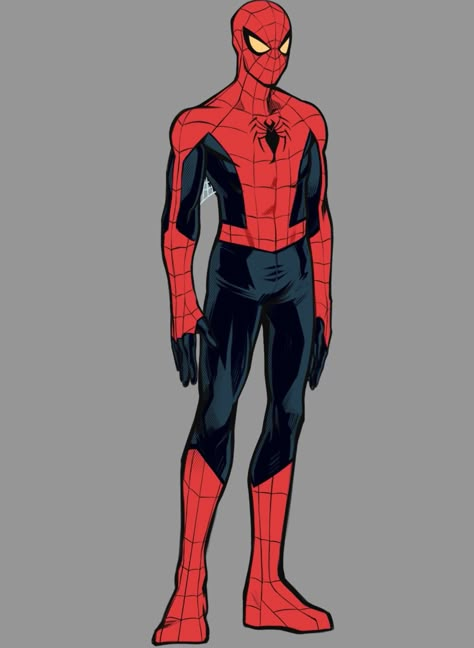 Spider Man Design, Spider Man Animated Series, Spiderman Girl, Spiderman And Spider Gwen, Spiderman Comic Art, Mental Space, Marvel Character Design, Spiderman Suits, Scarlet Spider