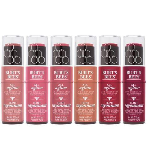 Lip & Cheek Stick | Burt's Bees CA Burts Bees Lip, Best Drugstore Makeup, Celebrity Makeup Artist, Beauty Products Drugstore, Waterproof Makeup, Burt's Bees, Drugstore Makeup, Lip Glow, Burts Bees