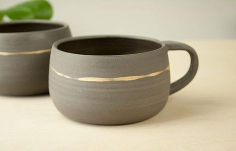 Ceramic Cappuccino Cups, Espresso Mug Handmade, Large Coffee Mugs Handmade Ceramic, Pottery Espresso Cups Handmade, Pottery Cappuccino Cup, Pottery Modern, Handmade Pottery Mugs Contemporary, Pottery Tea Pots, Coffee Mug Pottery