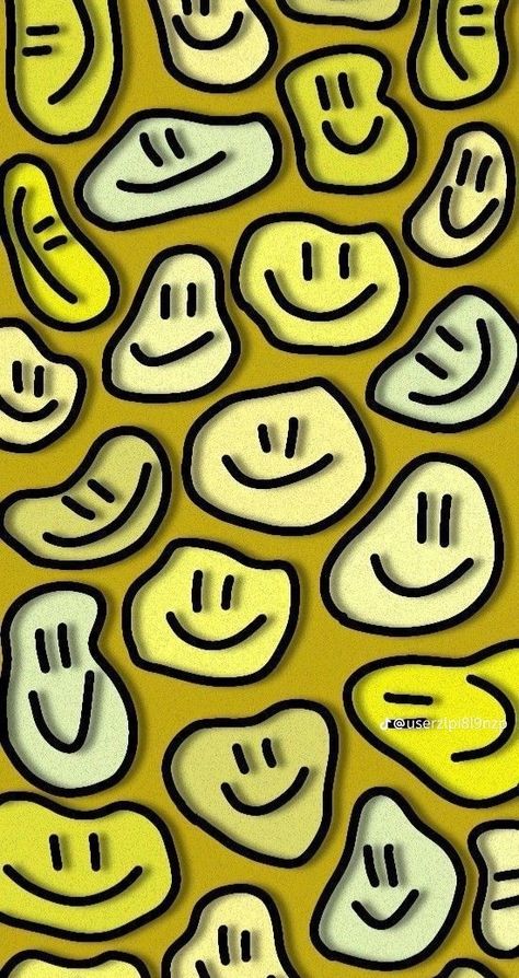 Phone Wallpaper Yellow, Yellow Wallpapers, Iphone Wallpaper Yellow, Funky Wallpaper, Wallpaper Iphone Boho, Phone Wallpaper Boho, Retro Wallpaper Iphone, Wallpaper Retro, Wallpaper Doodle