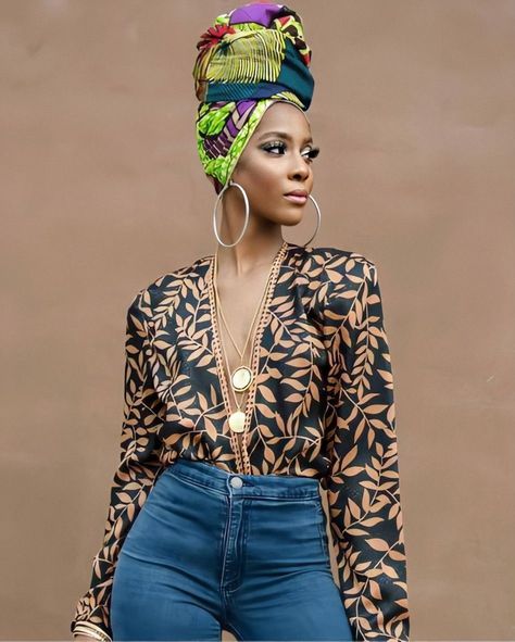 Mode Hippie, Mode Turban, Mixed Prints, Afro Style, African Inspired Fashion, Looks Black, Maxi Skirts, African Attire, Head Wrap