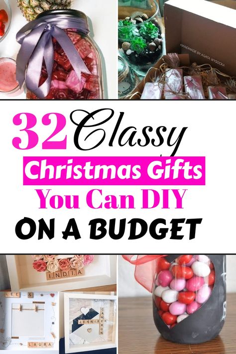 Looking for thoughtful, budget-friendly Christmas gifts? Check out these easy DIY gift ideas that are perfect for everyone on your list! Find unique and creative projects that show how much you care. Diy Gifts For Women, Easy Diy Gift Ideas, Budget Friendly Christmas Gifts, Gift Ideas To Make, Girly Christmas Gifts, Christmas Gifts For Adults, Inexpensive Christmas Gifts, Inexpensive Christmas, Diy Christmas Presents