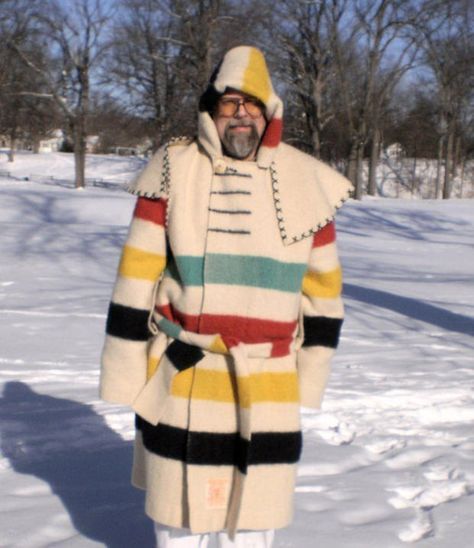 It's been on sale for more than two centuries, and played a vital role in how modern Canada came to be. Primitive Clothing, Mountain Man Clothing, Capote Coat, Hudson Bay Blanket, Hudson Bay Company, Fur Trade, Blanket Coat, Hudson Bay, Mountain Man