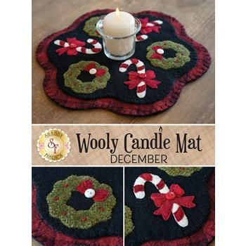 Ugly Sweater Pillows | Shabby Fabrics Candle Mats Patterns, Wool Candle Mats, Felt Candle Mats, Candle Mats, Sweater Pillow, Wool Applique Patterns, Penny Rug, Applique Kit, Candle Mat