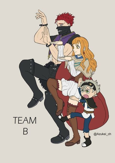 Black Clover Zora Fanart, Asta X Zora, Asta X Mimosa, Guy Fanart, Asta Black Clover, Clover 3, Clover Manga, Silly Guy, Black Clover Manga