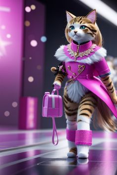 Barbie Cat, Funny Wild Animals, Cat Story, Fashion Catwalk, Wide Eyes, Out On A Limb, Cat Hacks, Rule The World, Cat Stories