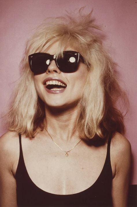 Artwork by Jimmy DeSana, Debbie Harry (of Blondie)., Made of Chromogenic print Debbie Harry Aesthetic, Harry Aesthetic, Deborah Harry Blondie, Big Glasses, Deborah Harry, Blondie Debbie Harry, Rock Girl, Music Pics, Rock N’roll