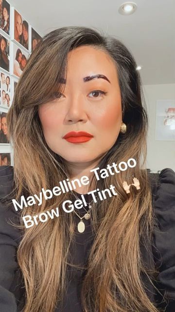 GRACELEEBEAUTY on Instagram: "Now that I got your attention 🤪 Wanna see how you can get tinted brows that last up to 3 days? This @maybelline Tattoo Brow Gel Tint has been around for a while but thanks to @tiktok it’s gone viral! Remember the longer you leave this on. The longer it lasts. And ohhhh the peeling is oh so satisfying. 🥰 I’ve had my brows micro bladed over 2/3 yrs ago so I def need this 🙈 If you want to see the longer YouTube version.... I did a series of eyebrow products on the M Tinted Brows, Maybelline Tattoo Brow, Eyebrow Products, Maybelline Tattoo, Brow Tinting, So Satisfying, Eyebrow Gel, Brow Gel, I Got You