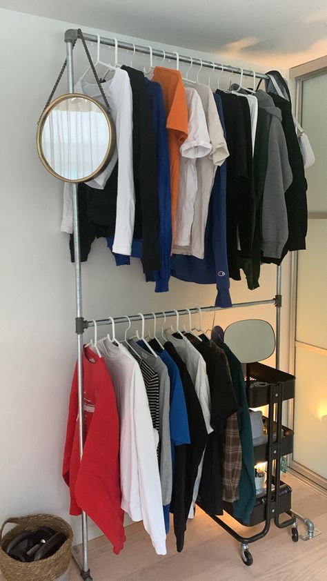 Clothing Rack Ideas, Clothes Rack, Clothing Rack, Wardrobe Rack, Interior Design, Wardrobe, Furniture, Quick Saves, Clothes