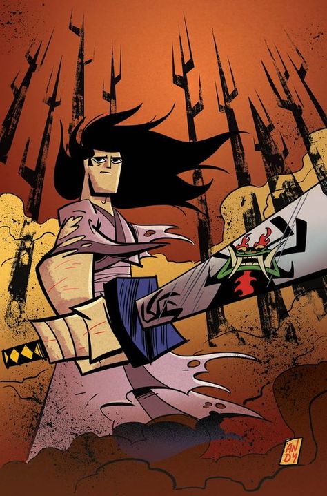 Samurai Jack Epic! Samurai Jack Wallpapers, 2000 Cartoons, Comics Anime, Anime Zodiac, Afro Samurai, Best Comic Books, Samurai Artwork, Samurai Jack, Samurai Warrior