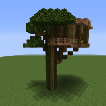 Jungle Small Tree House - GrabCraft - Your number one source for MineCraft buildings, blueprints, tips, ideas, floorplans! Tree House Simple, Small Tree House, Minecraft Treehouses, Minecraft Houses Interior, Minecraft Tree, Mountain Dream Homes, Minecraft Houses Survival, Minecraft Houses Blueprints, Minecraft Interior