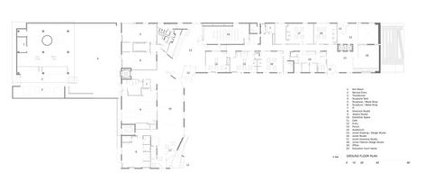 Gallery of Glassell School of Art / Steven Holl Architects - 11 Glassell School Of Art, Architecture Drawing Plan, Steven Holl, Famous Architects, Social Space, School Of Art, Rooftop Garden, Architecture Plan, Design Program