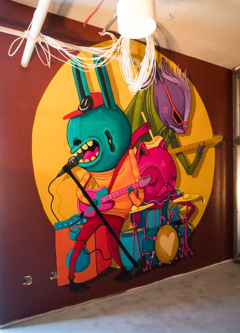 Murals — Ten Hundred Ten Hundred, Wall Murals Diy, Cartoon Style Drawing, Mural Painting, Art Business, Vibrant Art, Mural Art, Cartoon Styles, Art Boards