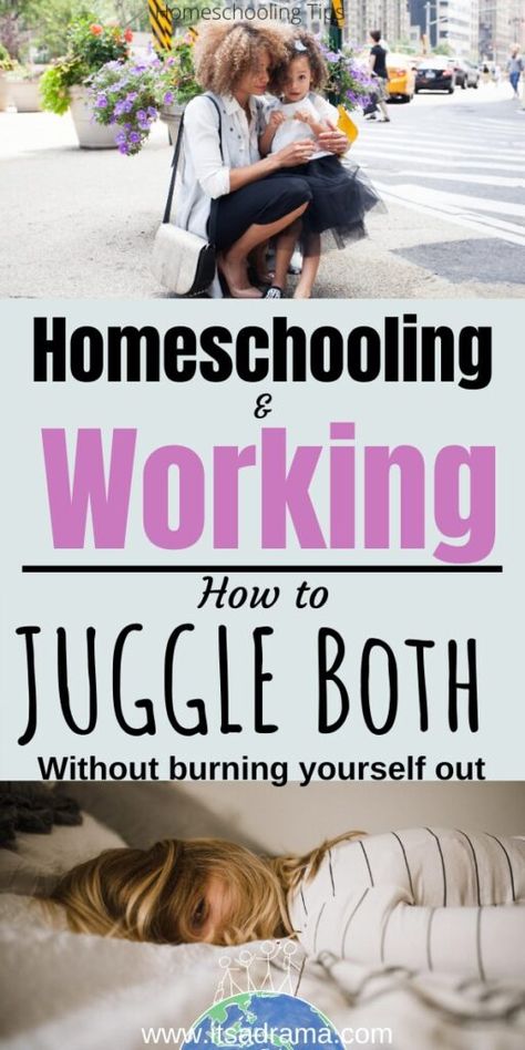 Homeschooling and working full time from home mom? Want to know how to go about balancing both? Check out these 7 surefire ways that you can make both work! #homeschool #homeschooling #workfromhome Benefits Of Homeschooling, Homeschool Advice, How To Juggle, Productive Work, Funny Tips, Homeschool Tips, How To Start Homeschooling, Homeschool Schedule, Homeschool Planning