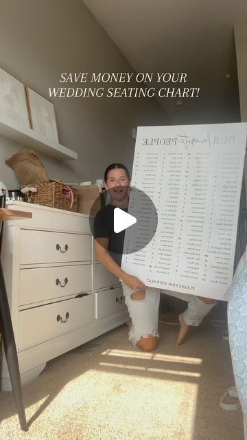 ALEXA | 2024 BRIDE on Instagram: "One of my favorite DIYs for the wedding! So excited to see how it looks on the big day! 💍🤩

#diyseatingchart #diywedding #2024bride #weddinghacks" Seating Plan Wedding Ideas, Wedding Seating Chart Ideas Diy, Diy Seating Chart Wedding, Ikea Rack, Ikea Wedding Hacks, Diy Seating Chart, Diy For Wedding, Seating Chart Wedding Diy, Ikea Wedding