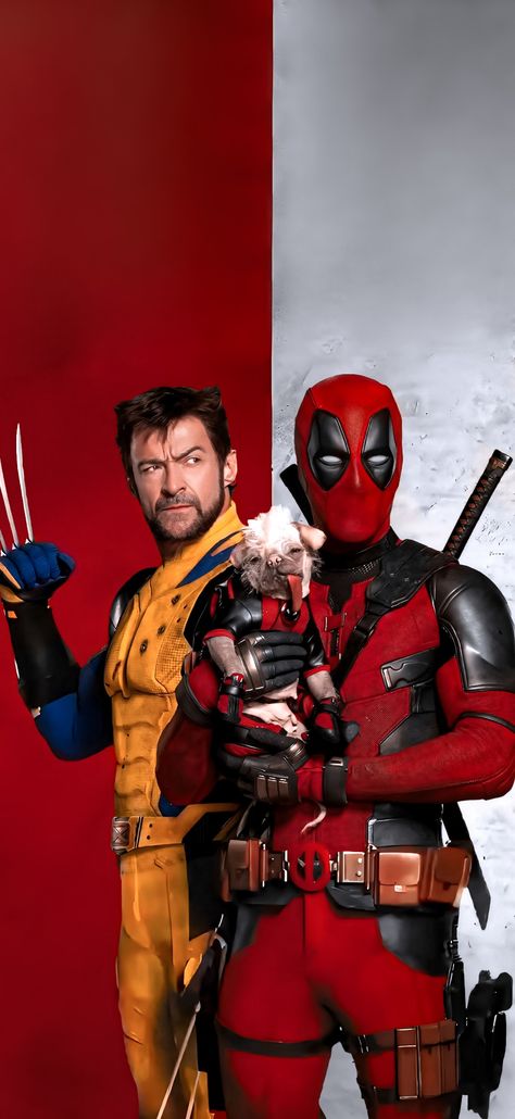 Deadpool X Wolverine, Wolverine Movie, Deadpool Wallpaper, Wolverine Hugh Jackman, Deadpool 3, Deadpool And Wolverine, Marvel Superhero Posters, Logan Wolverine, Dead Pool